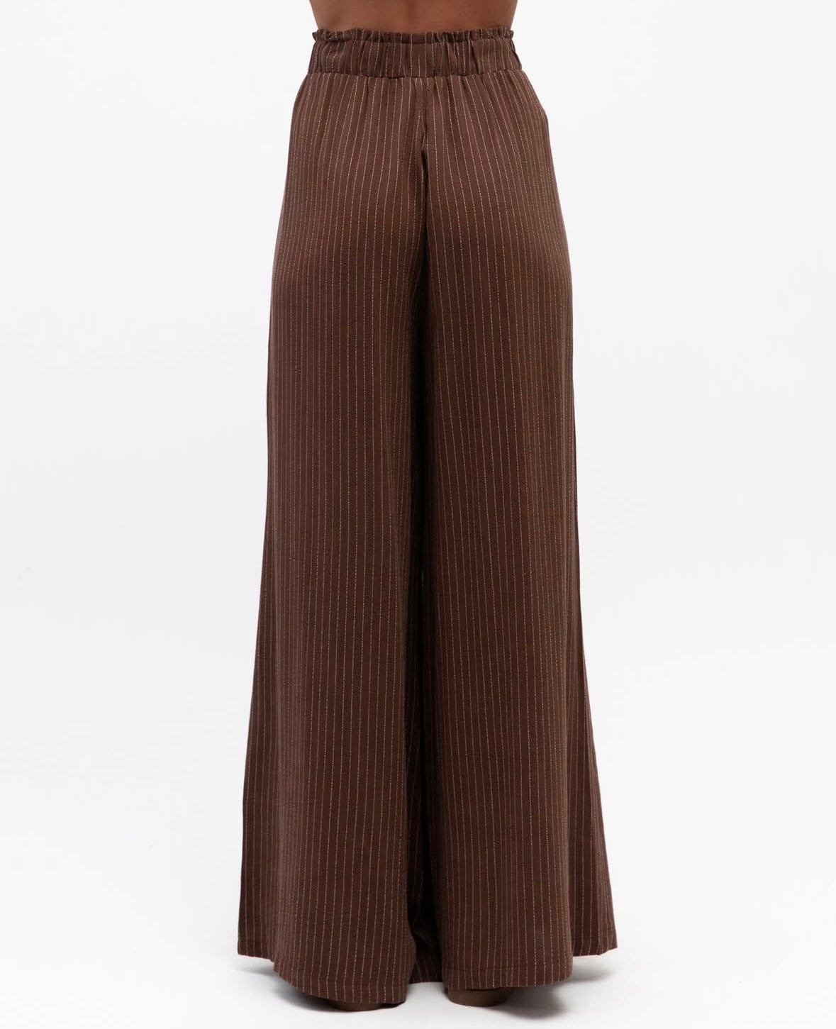 Jaymie Linen Pant Chocolate