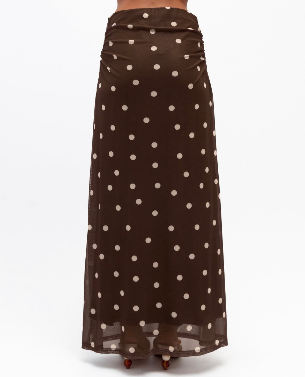Dotted Delight Skirt Chocolate