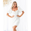 Zahlia Dress White