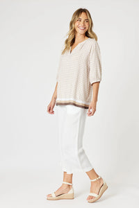Rattan Top Natural/White