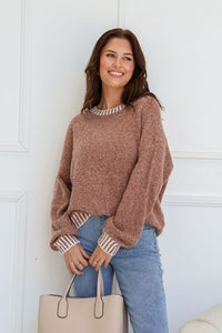 Tilly Stitch Knit Cinnamon