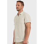 Hampton S/S Linen Shirt Oatmeal