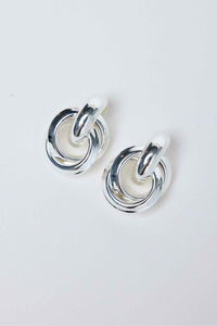 Knot Earrings Silver