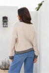 Tilly Stitch Knit Latte/Black