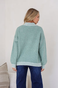 Tilly Stitch Knit Sage