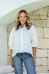 Dixie Linen Shirt White