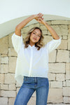 Dixie Linen Shirt White