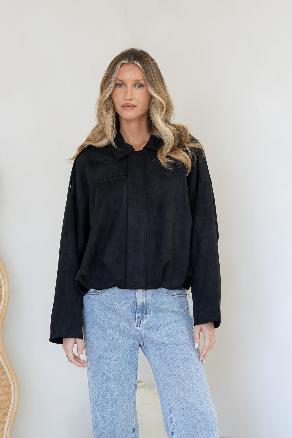 Sadie Bomber Jacket Black