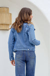 Harper Denim Jacket Dark Blue