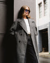 Sasha Longline Coat Grey