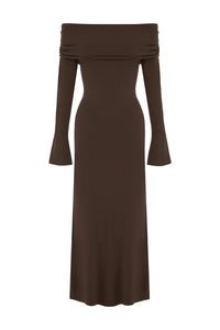 Keeta Maxi Dress Espresso