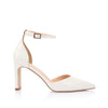 Kosta Closed Toe Block Heels Chalk