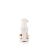Kosta Closed Toe Block Heels Chalk