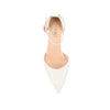 Kosta Closed Toe Block Heels Chalk