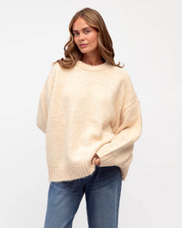 Lena Cable Knit Cream