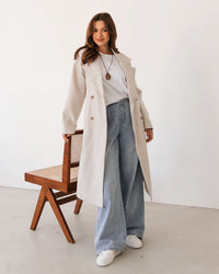 Raven Coat Ivory