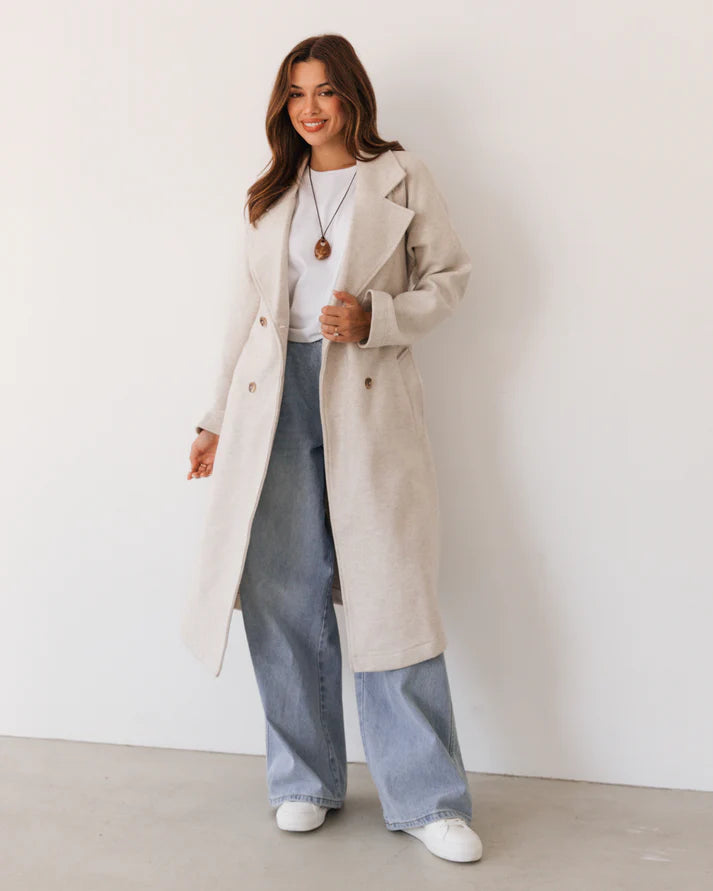 Raven Coat Ivory