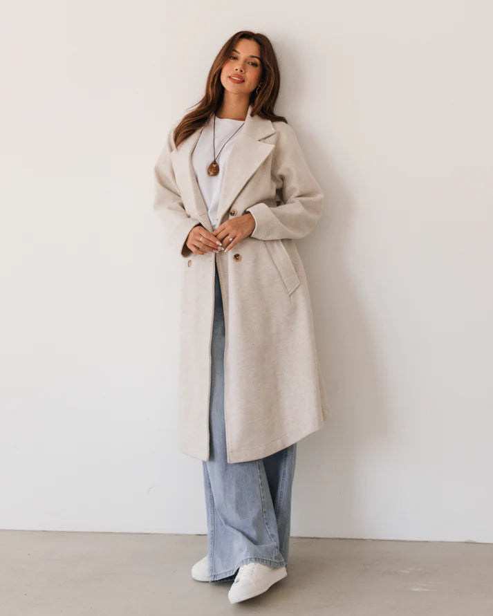 Raven Coat Ivory