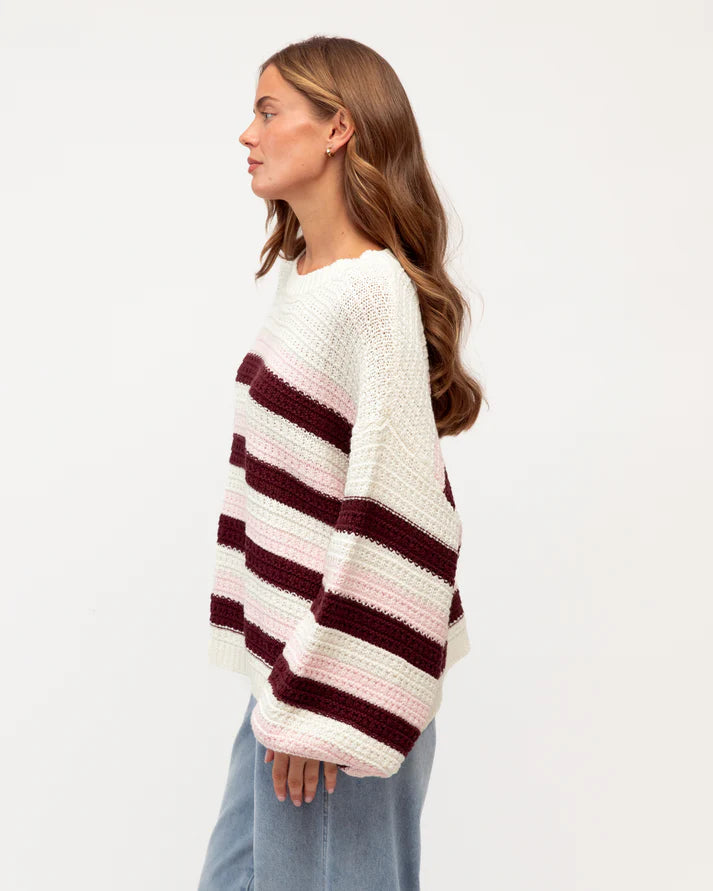 Maria Knit Choc/Cream