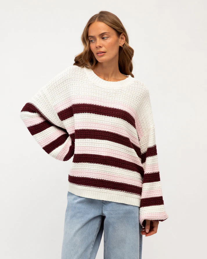 Maria Knit Choc/Cream