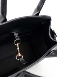 Clemence Medium Tote Bag Black