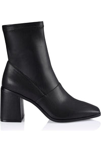 Lila Ankle Sock Boots Black
