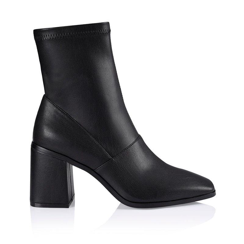 Lila Ankle Sock Boots Black