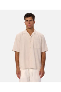 The Striped Marbella SS Shirt Shallot/Off White