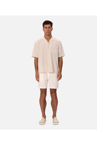 The Striped Marbella SS Shirt Shallot/Off White