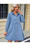 Shaylee Denim Dress Blue