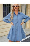 Shaylee Denim Dress Blue