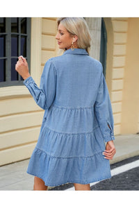 Shaylee Denim Dress Blue