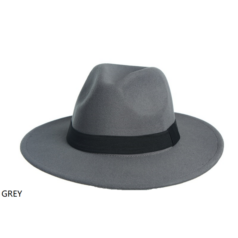 Men's Fedora Hat Grey
