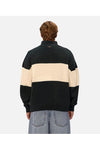 The Osborne Zip Neck Knit Pine/Cream