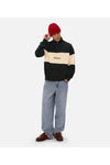 The Osborne Zip Neck Knit Pine/Cream