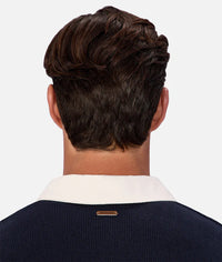 The Striped Knitted Rugby Navy