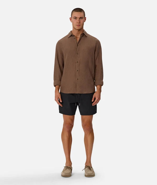 The St Martins L/S Shirt Macchiato