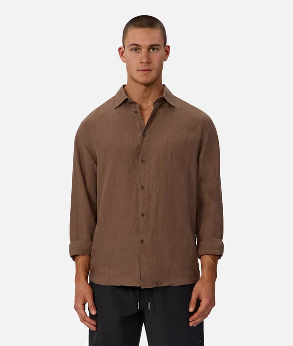The St Martins L/S Shirt Macchiato