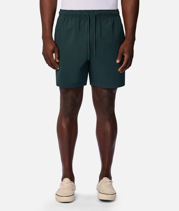 The New Seersucker Swim Short Emerald