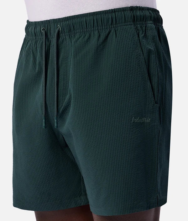The New Seersucker Swim Short Emerald