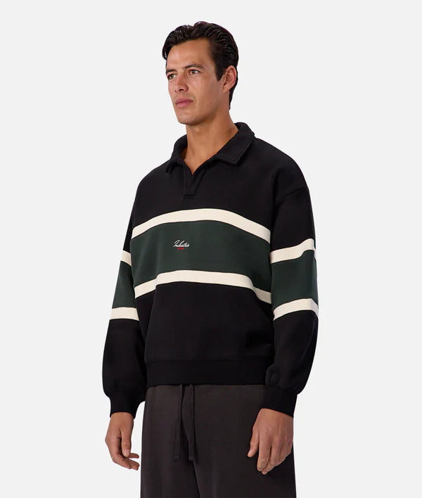 The Eastbourne Track Top Black