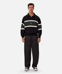 The Eastbourne Track Top Black