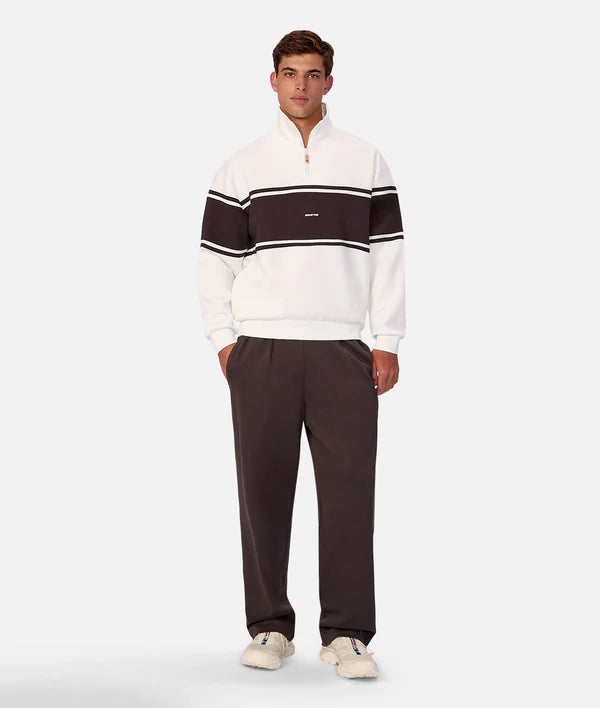 The Tech Southend Track Top White/Chocolate