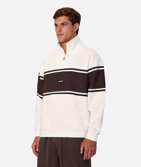 The Tech Southend Track Top White/Chocolate