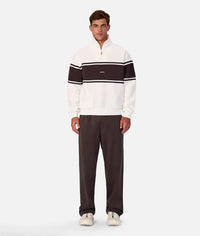The Tech Southend Track Top White/Chocolate