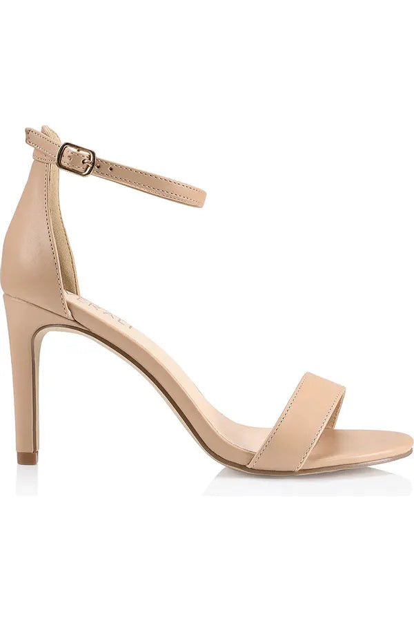 Mattie Strappy Heels Nude