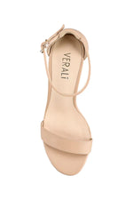 Mattie Strappy Heels Nude
