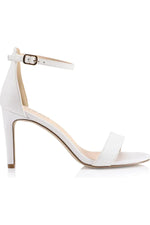 Mattie Strappy Heels White