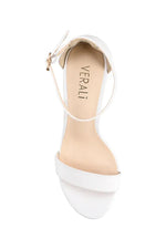 Mattie Strappy Heels White
