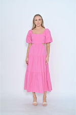 Payton Midi Dress Hot Pink